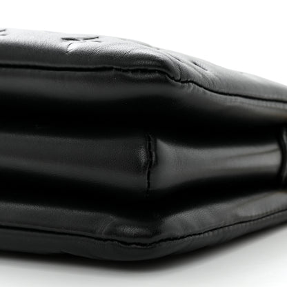 Louis Vuitton Lambskin Embossed Monogram Coussin BB Black 9 of 9