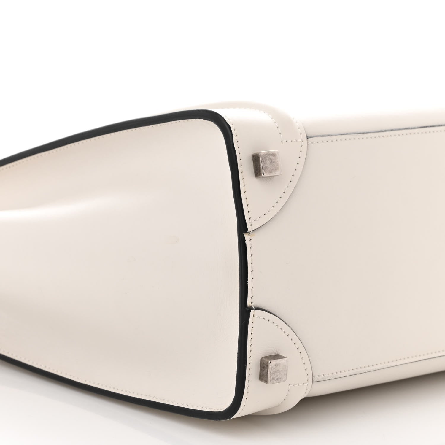 Celine Smooth Calfskin Micro Luggage White 10 of 16