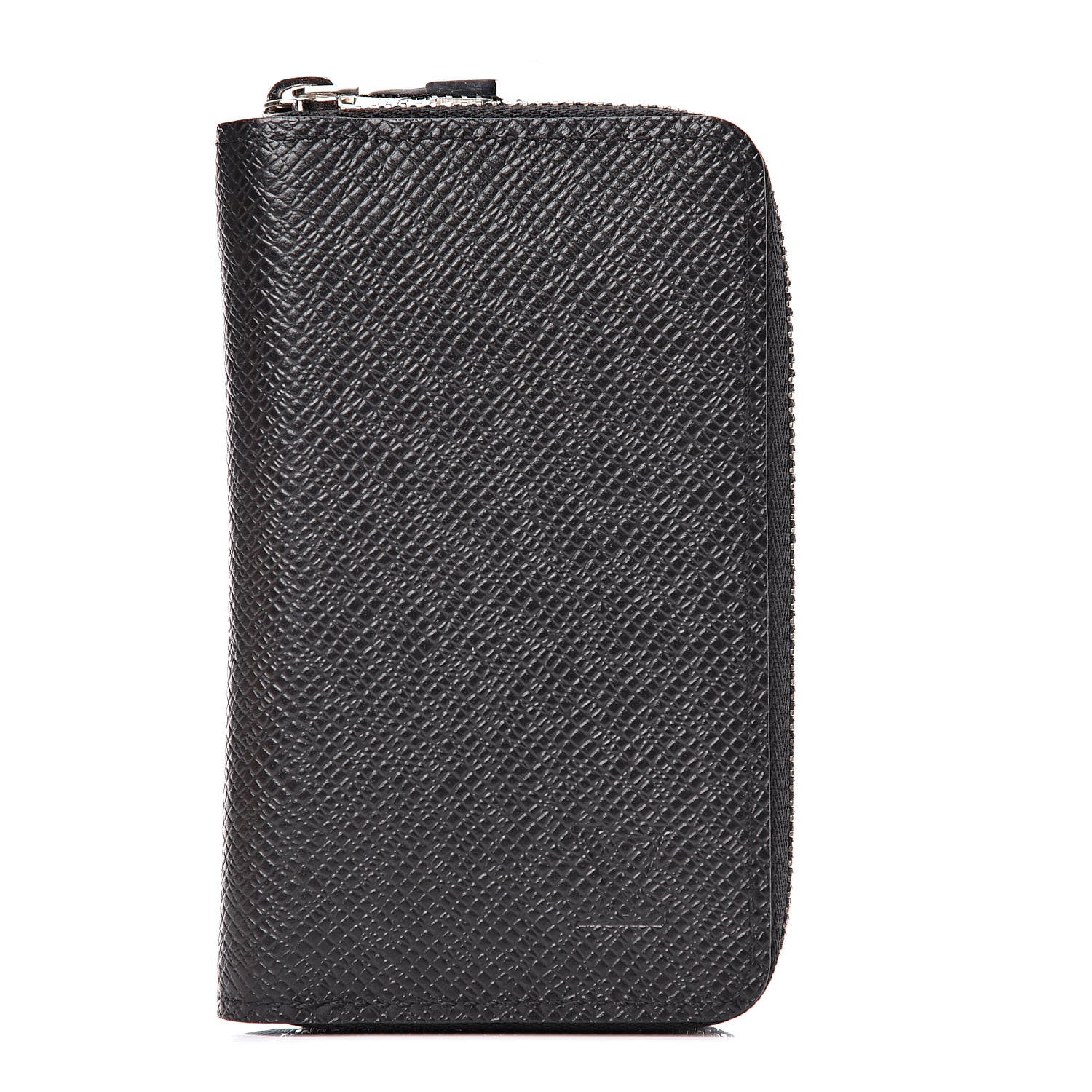 Louis Vuitton Taiga Zippy Coin Purse Vertical Black 1 of 7