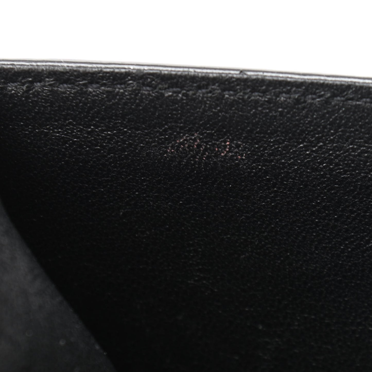 Calfskin Crocodile Embossed Small Babylone Black