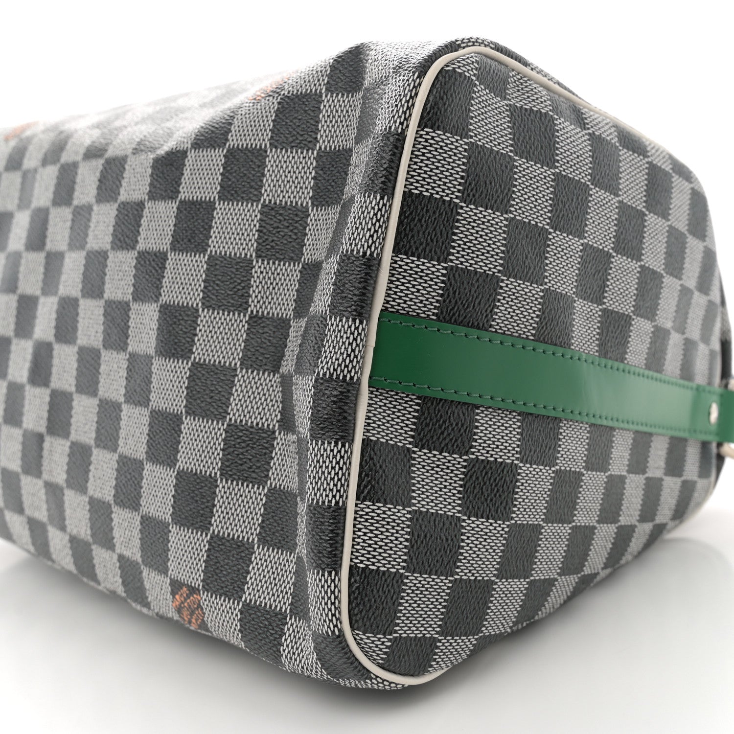 Louis Vuitton Damier Speedy Bandouliere 30 Black White 9 of 10