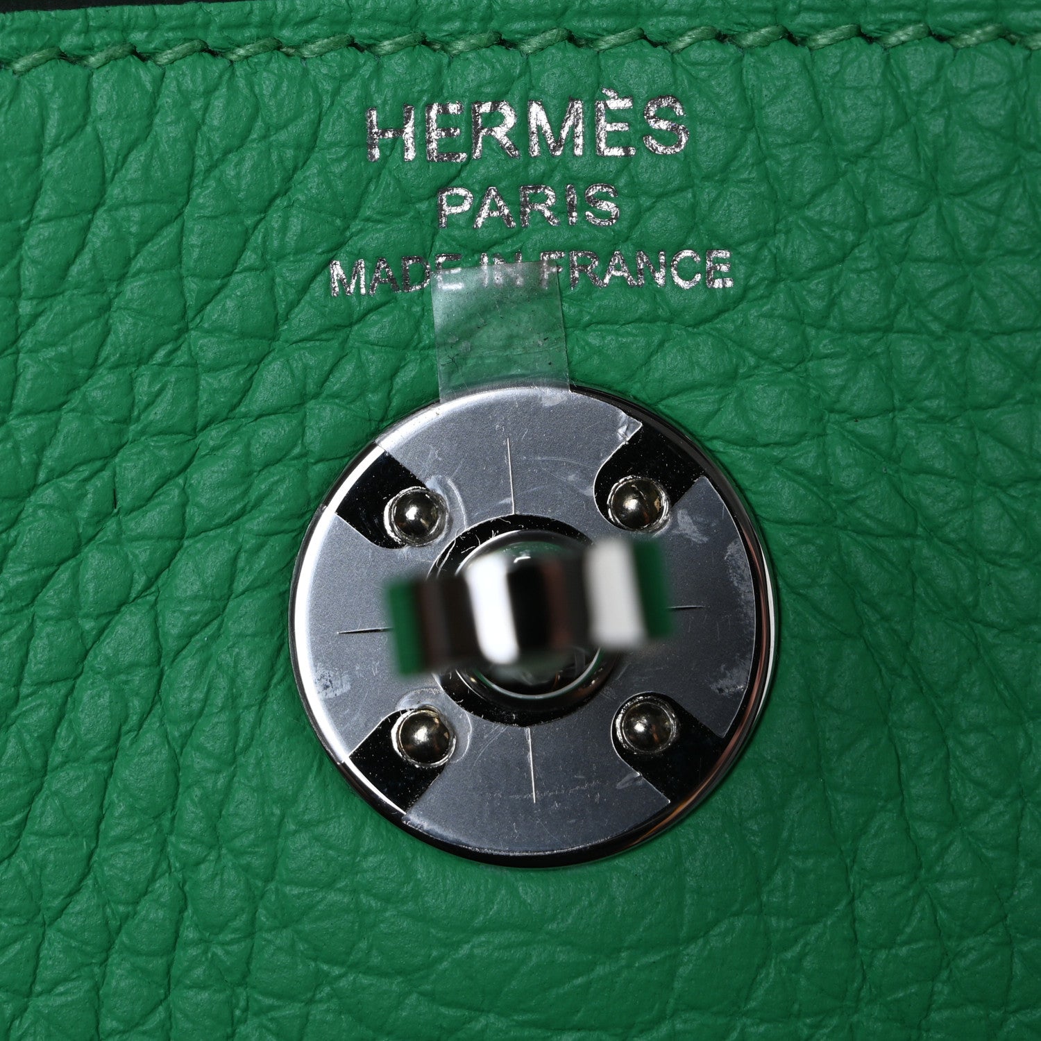 Hermes Taurillon Clemence Mini Lindy 20 Vert Comics 6 of 10
