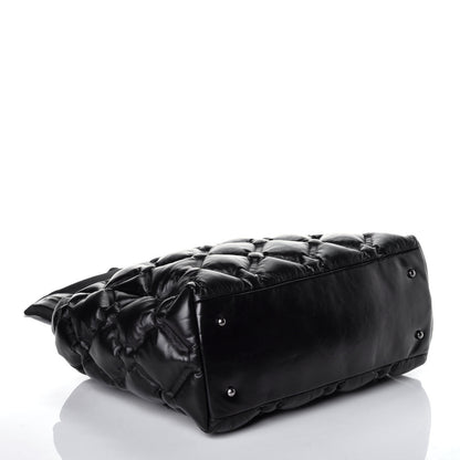 Chanel Calfskin Quilted Large Chesterfield Tote Black 5 of 11