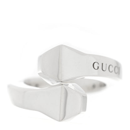 Gucci Sterling Silver Chiodo Double Nail Ring 53 6.5 1 of 5
