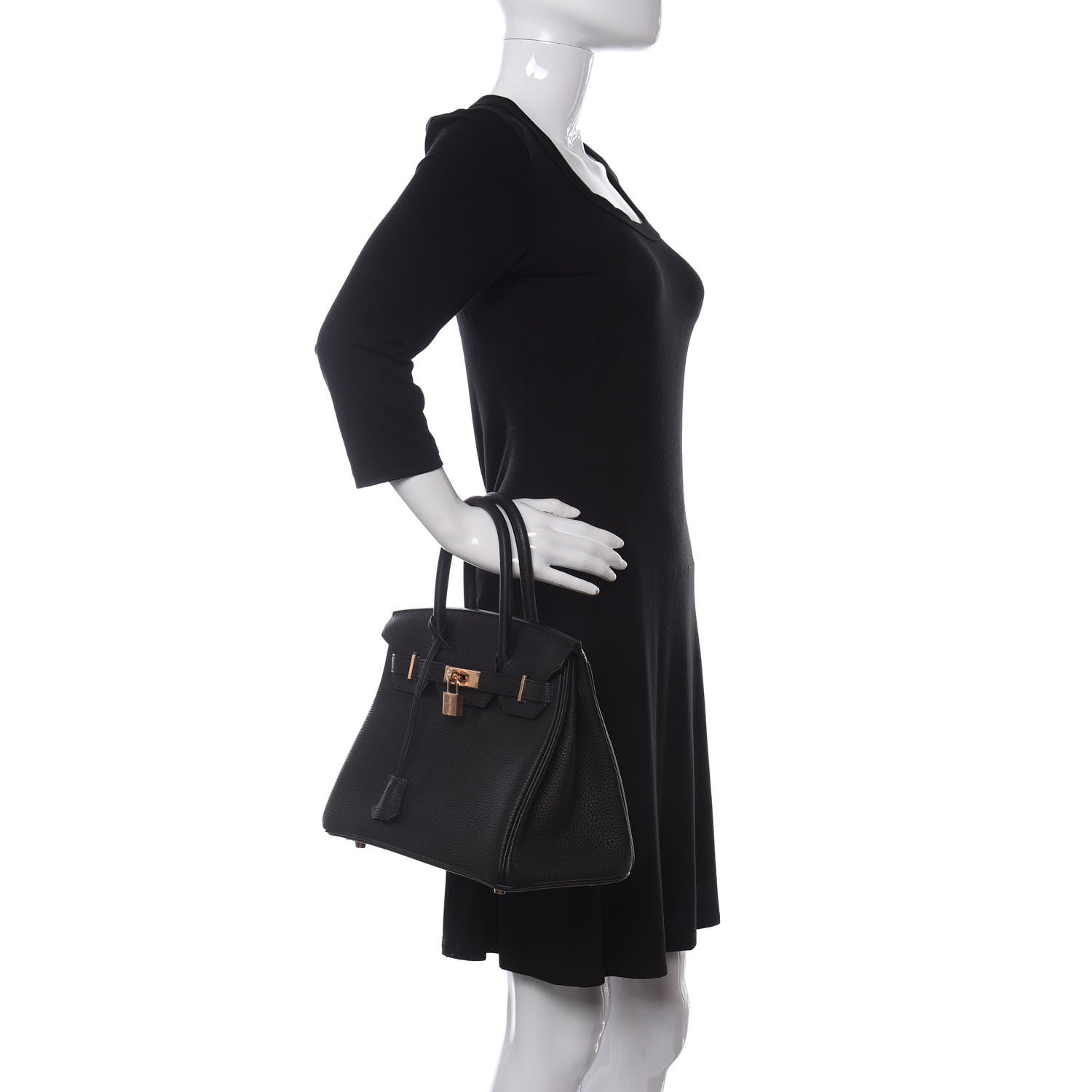 Hermes Togo Birkin 30 Black 2 of 11