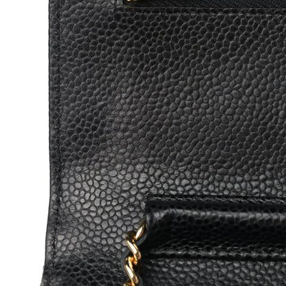 Chanel Caviar Quilted Wallet On Chain WOC Black 11 of 11