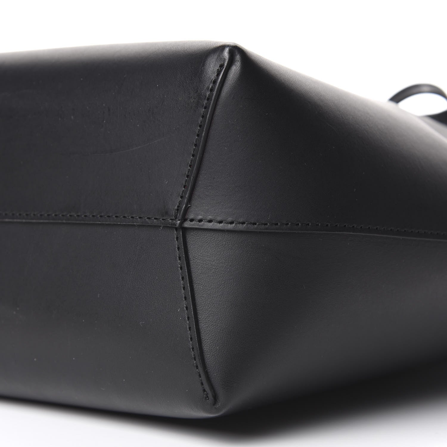 Mansur Gavriel Calfskin Mini Bucket Bag Black Flamma 7 of 10