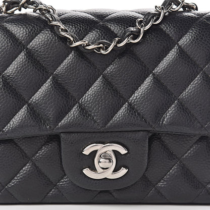Chanel Caviar Quilted Mini Square Flap Black 12 of 12