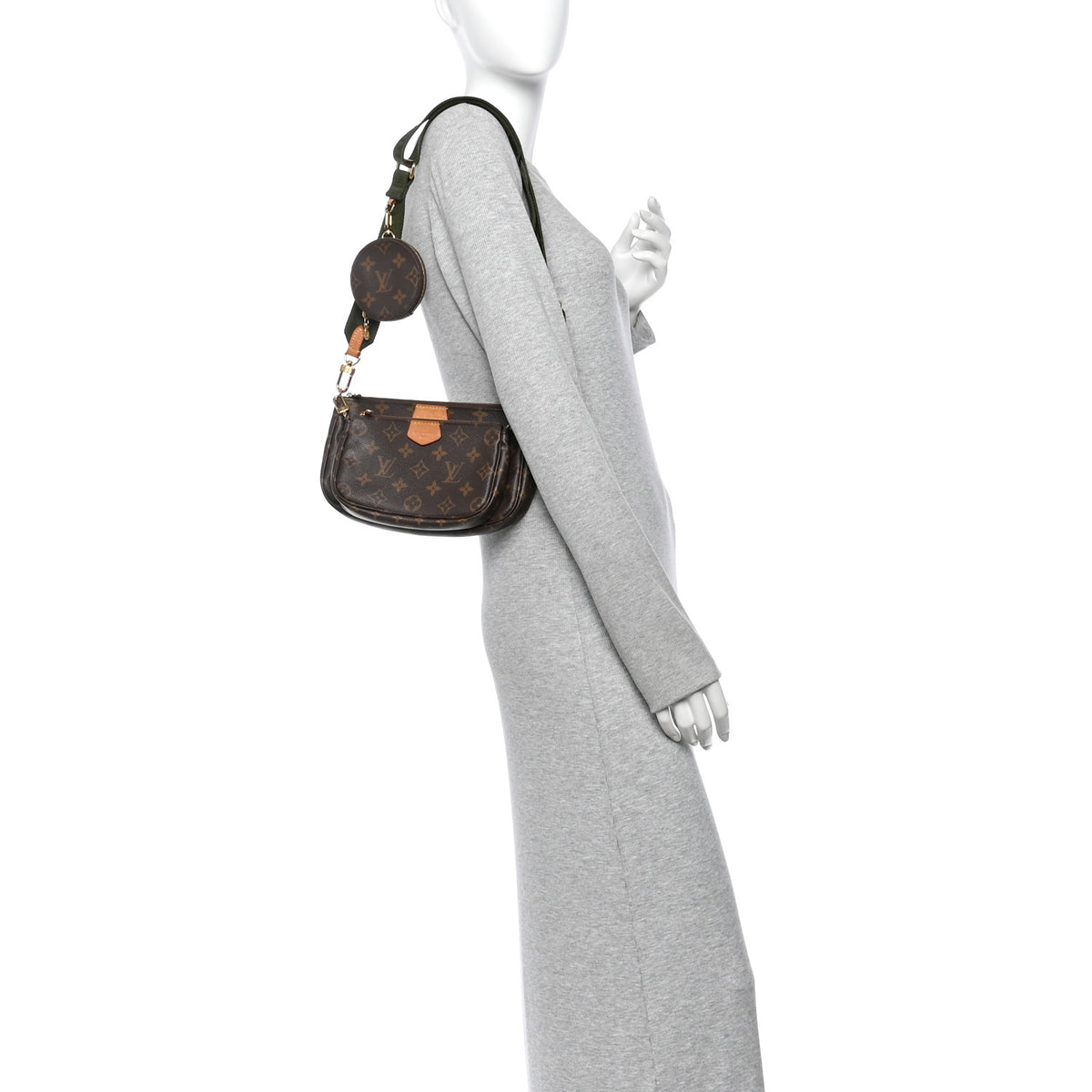 Louis Vuitton Monogram Multi Pochette Accessories Kaki 2 of 9