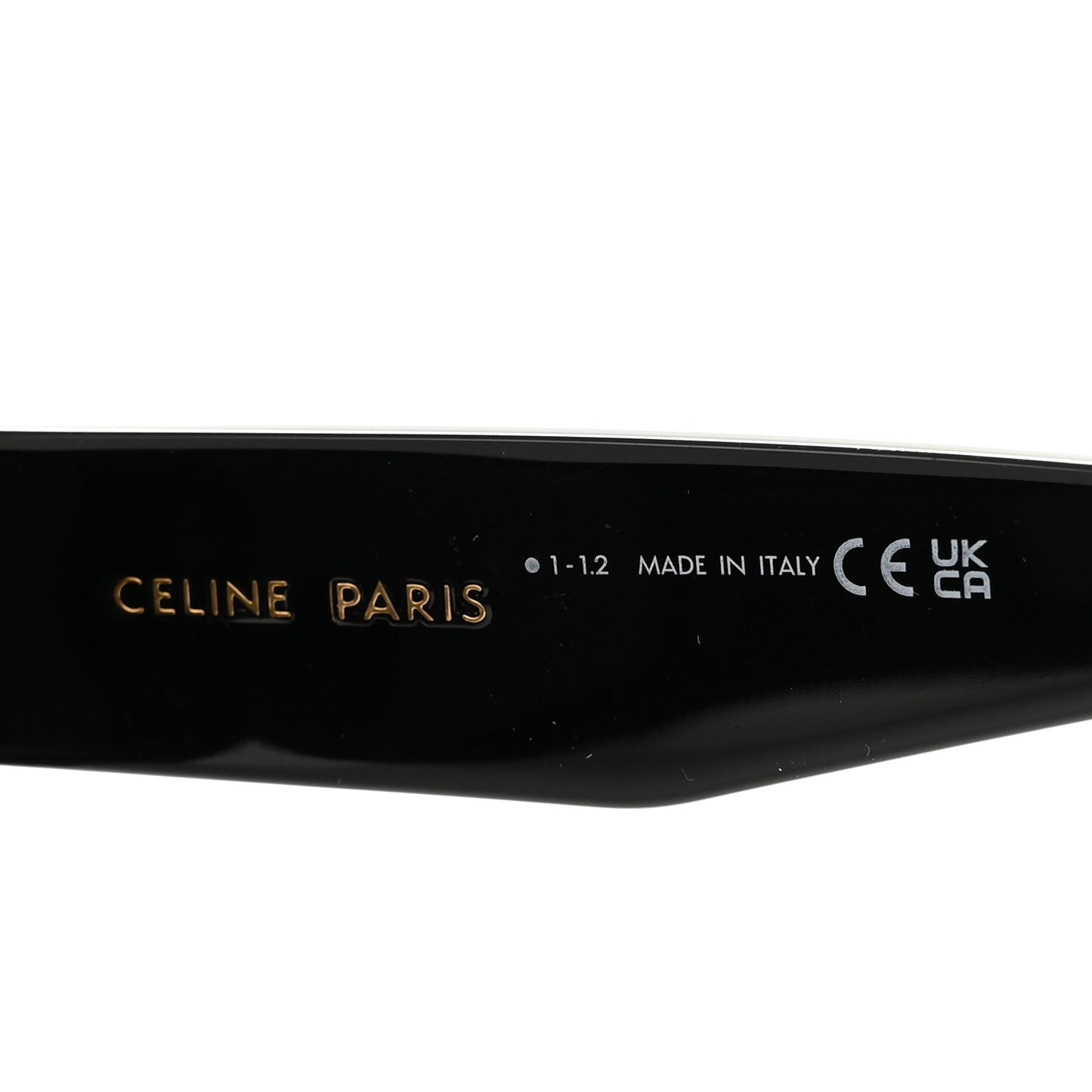 Acetate Monochroms Square Sunglasses CL40214U Black