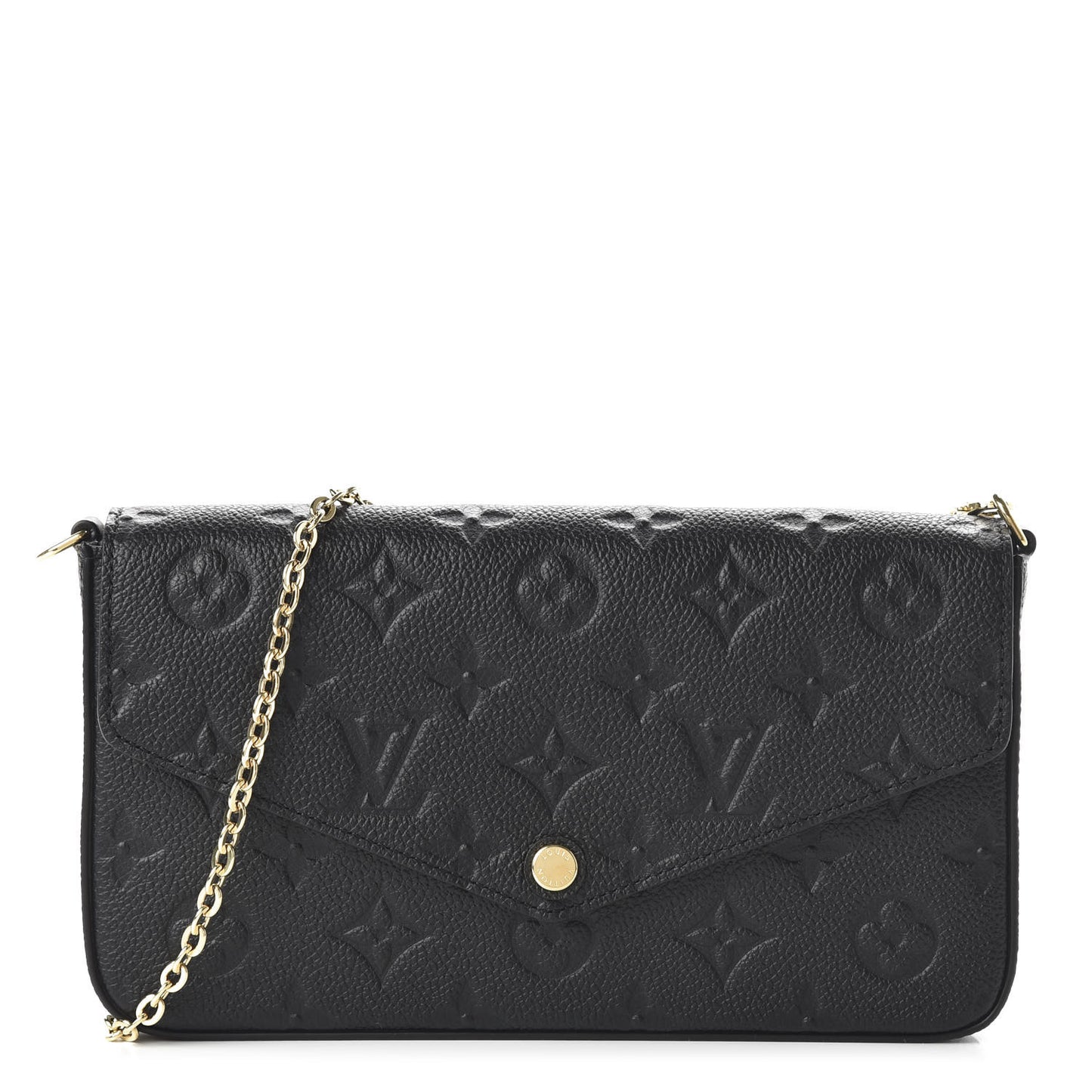 Empreinte Pochette Felicie Chain Wallet Black