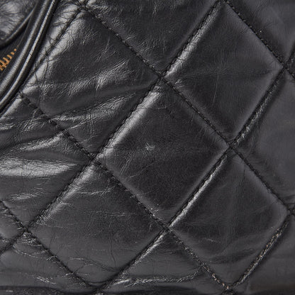 Chanel Glazed Calfskin Castle Rock Bowling Bag Black 11 of 18