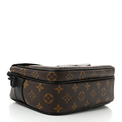 Louis Vuitton Monogram Macassar S Lock Messenger 4 of 10