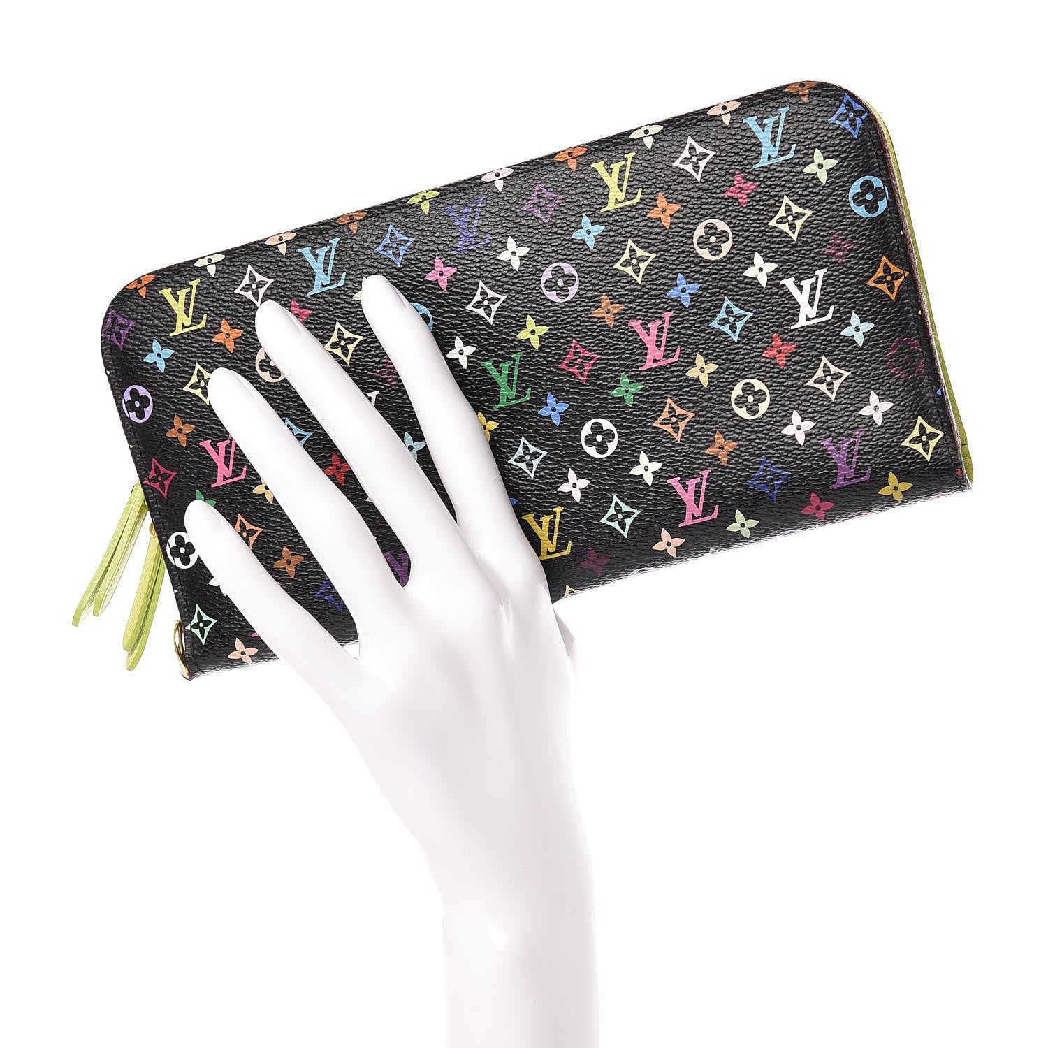 Louis Vuitton Monogram Multicolor Insolite Wallet Black Pistache 2 of 9