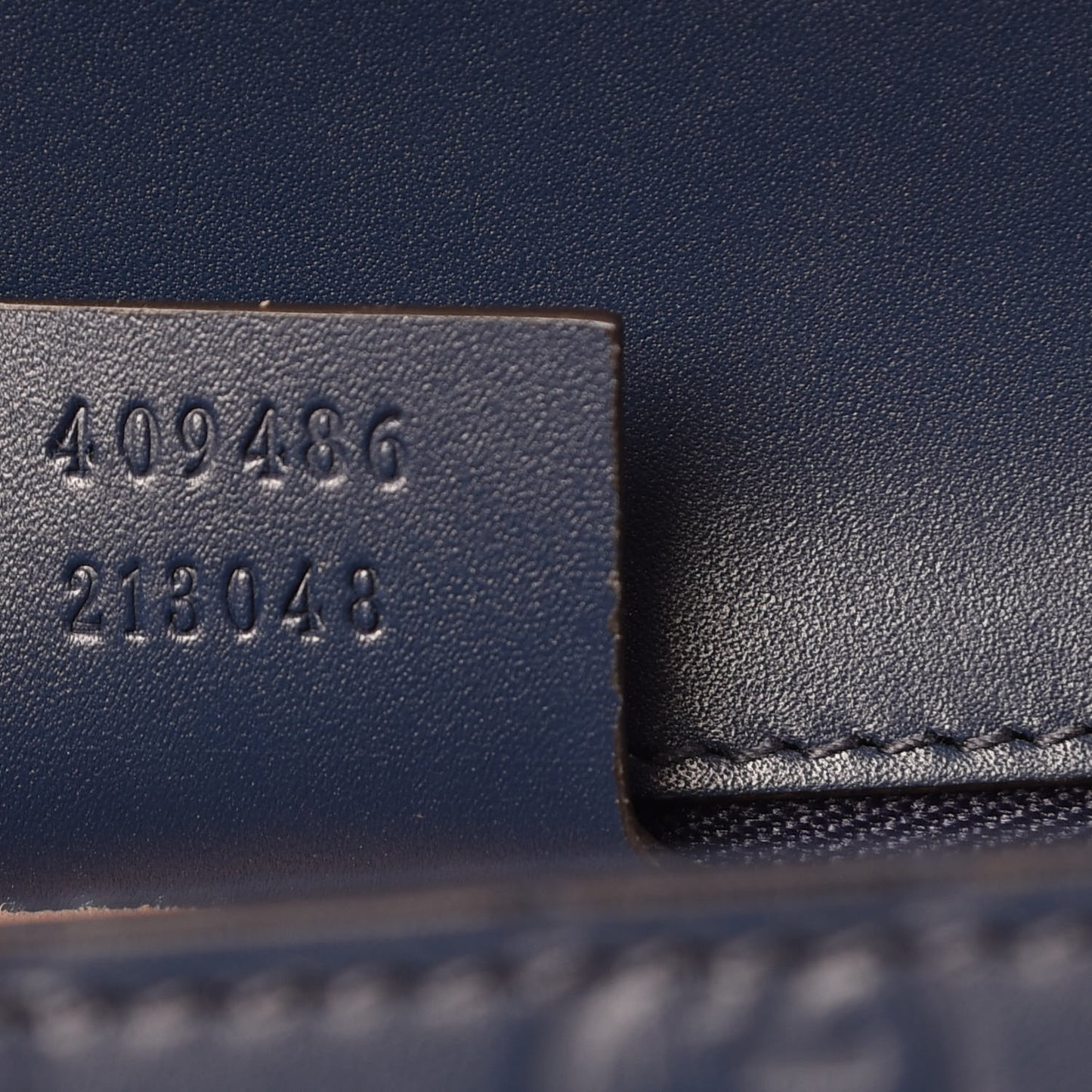 Guccissima Medium Padlock Shoulder Bag Blue Agata