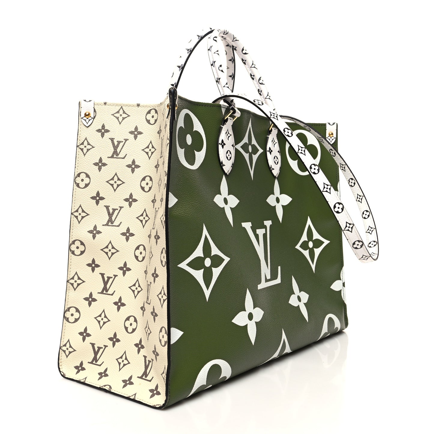 Monogram Giant Onthego GM Kaki Beige