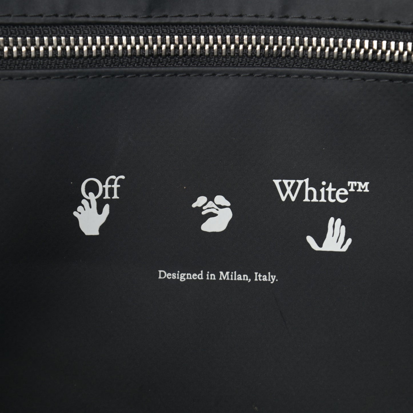 Nylon Sculpture Tote Bag Black