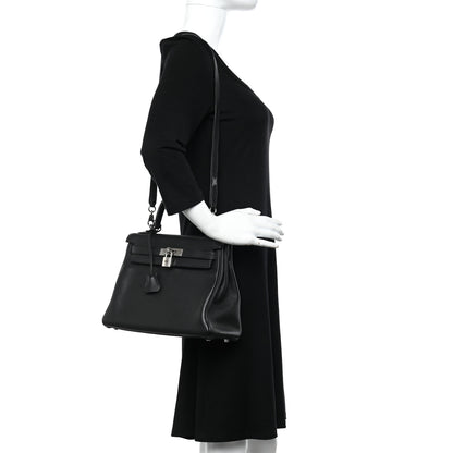 Hermes Togo Kelly Retourne 28 Black 3 of 15