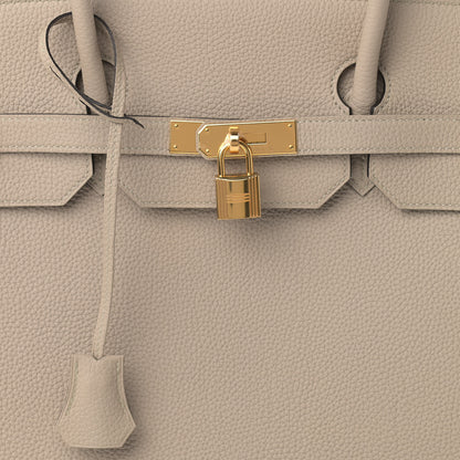 Hermes Togo Birkin 40 Gris Tourterelle 8 of 11