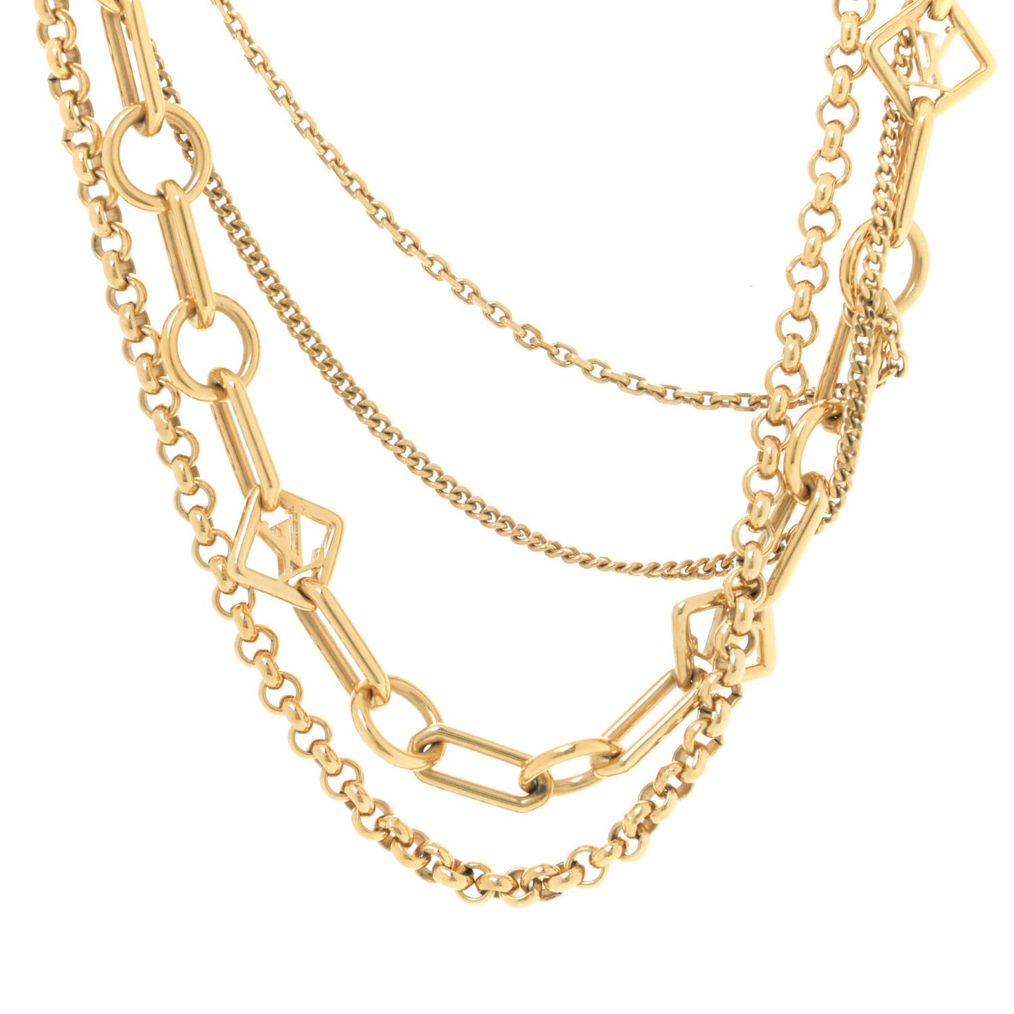 Collier Vegas Chain Necklace Gold