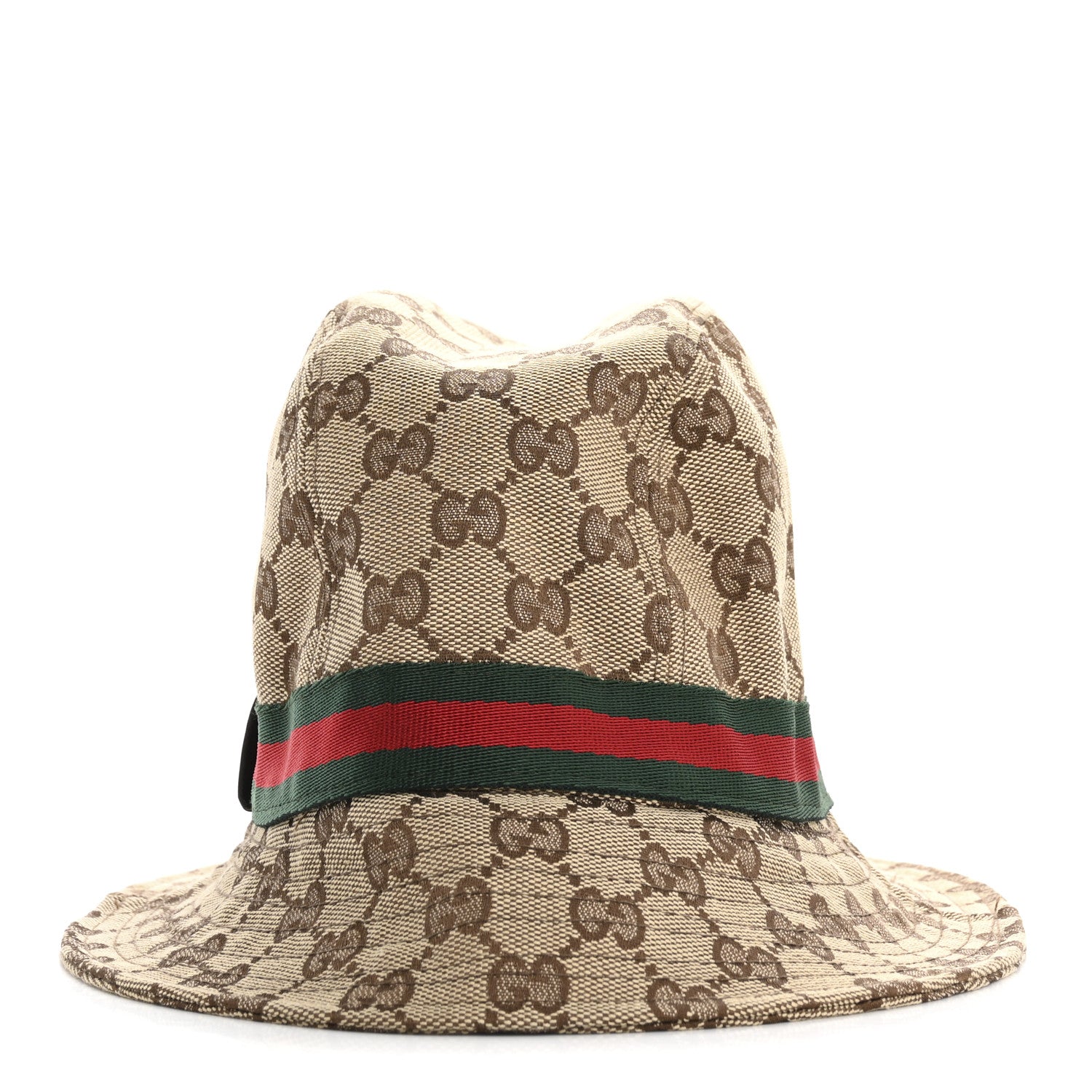 Gucci Monogram Web Bucket Hat L Brown Brown 6 of 11