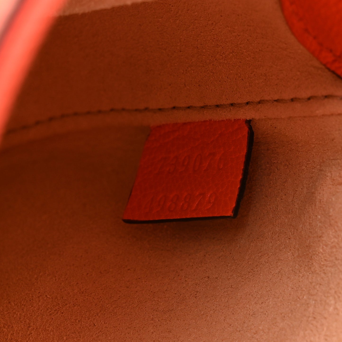 Goatskin Mini Aphrodite Shoulder Bag Orange