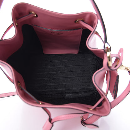 Prada Saffiano Bucket Bag Pink 5 of 9