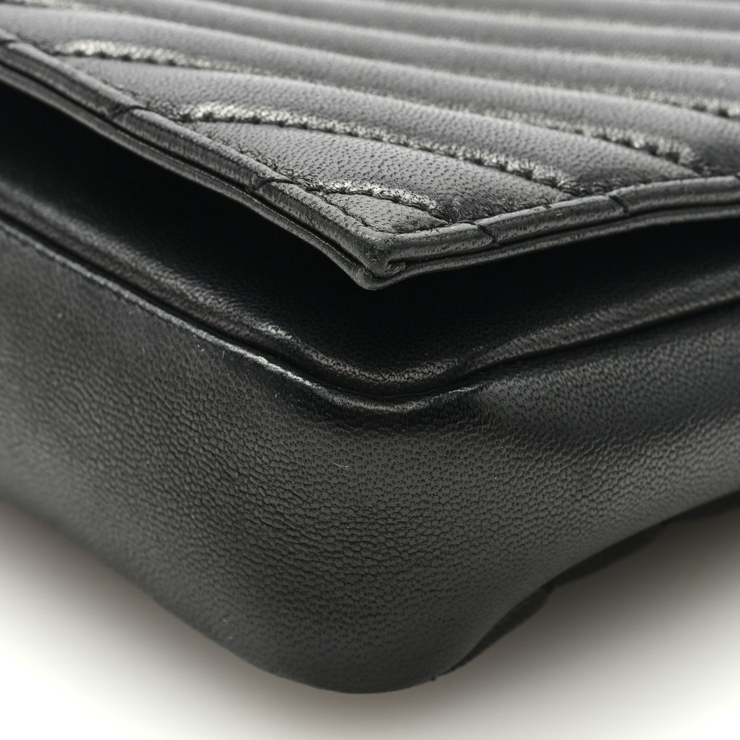 Lambskin Monogram Kate 99 Baguette Bag Black