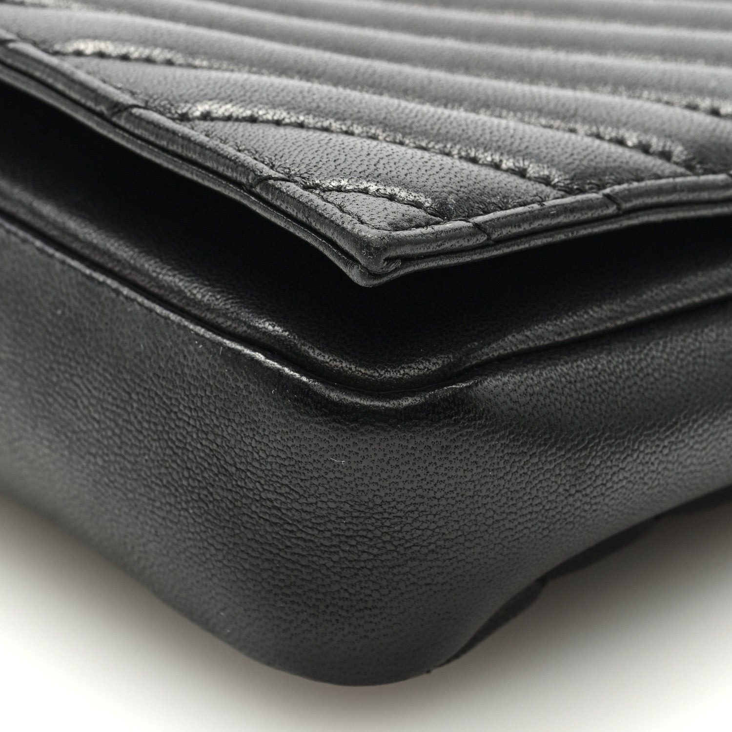 Saint Laurent Lambskin Monogram Kate 99 Baguette Bag Black 7 of 7