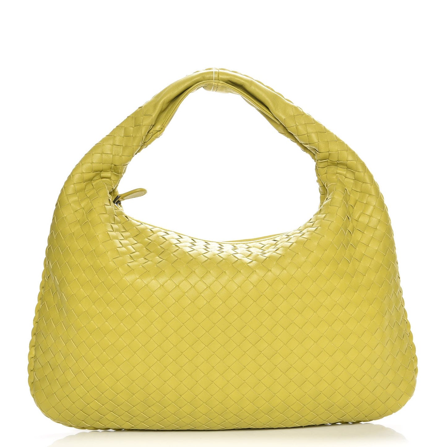 Nappa Intrecciato Small Veneta Hobo Ancient Gold