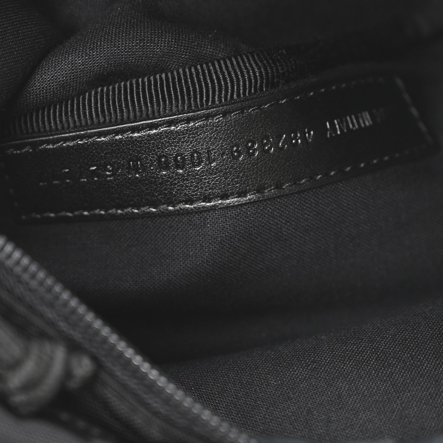 Balenciaga Nylon Canvas Logo Explorer Beltpack Black White 7 of 10