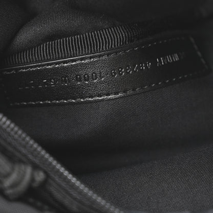 Balenciaga Nylon Canvas Logo Explorer Beltpack Black White 7 of 10