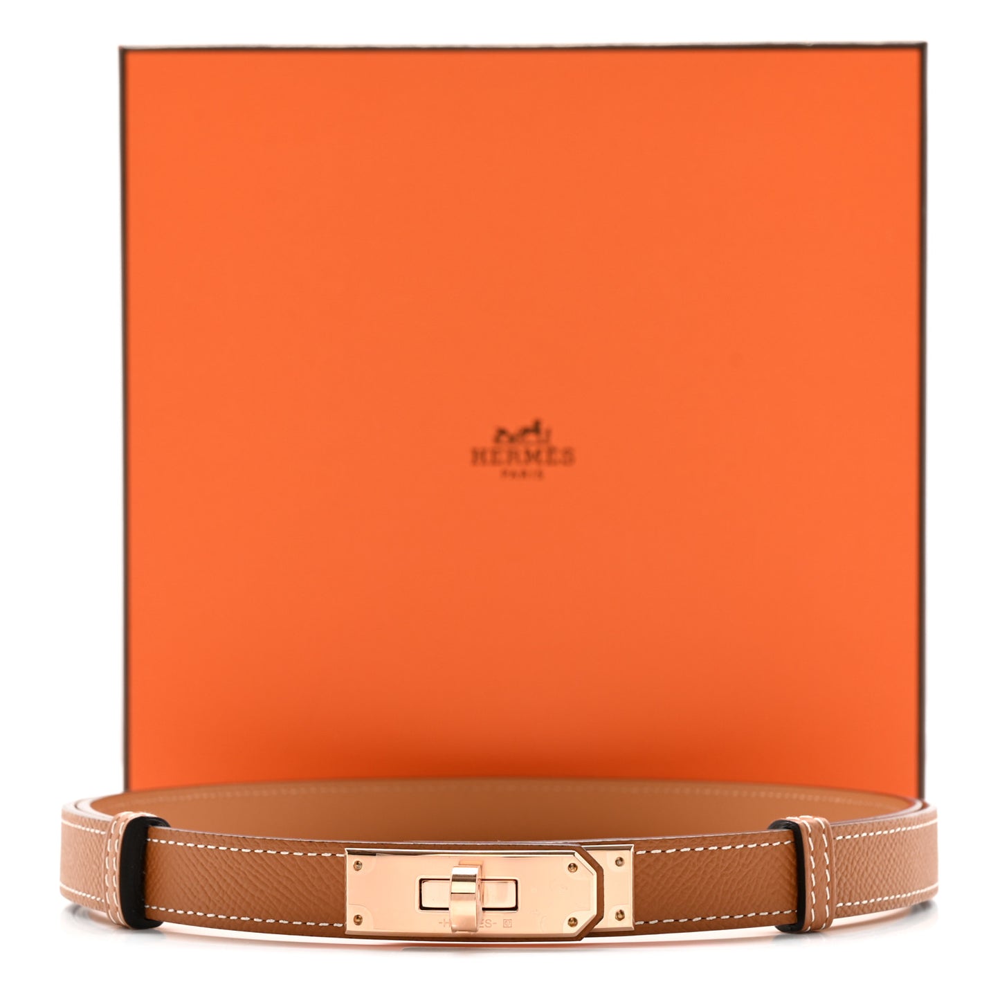 Epsom Kelly Belt Gold