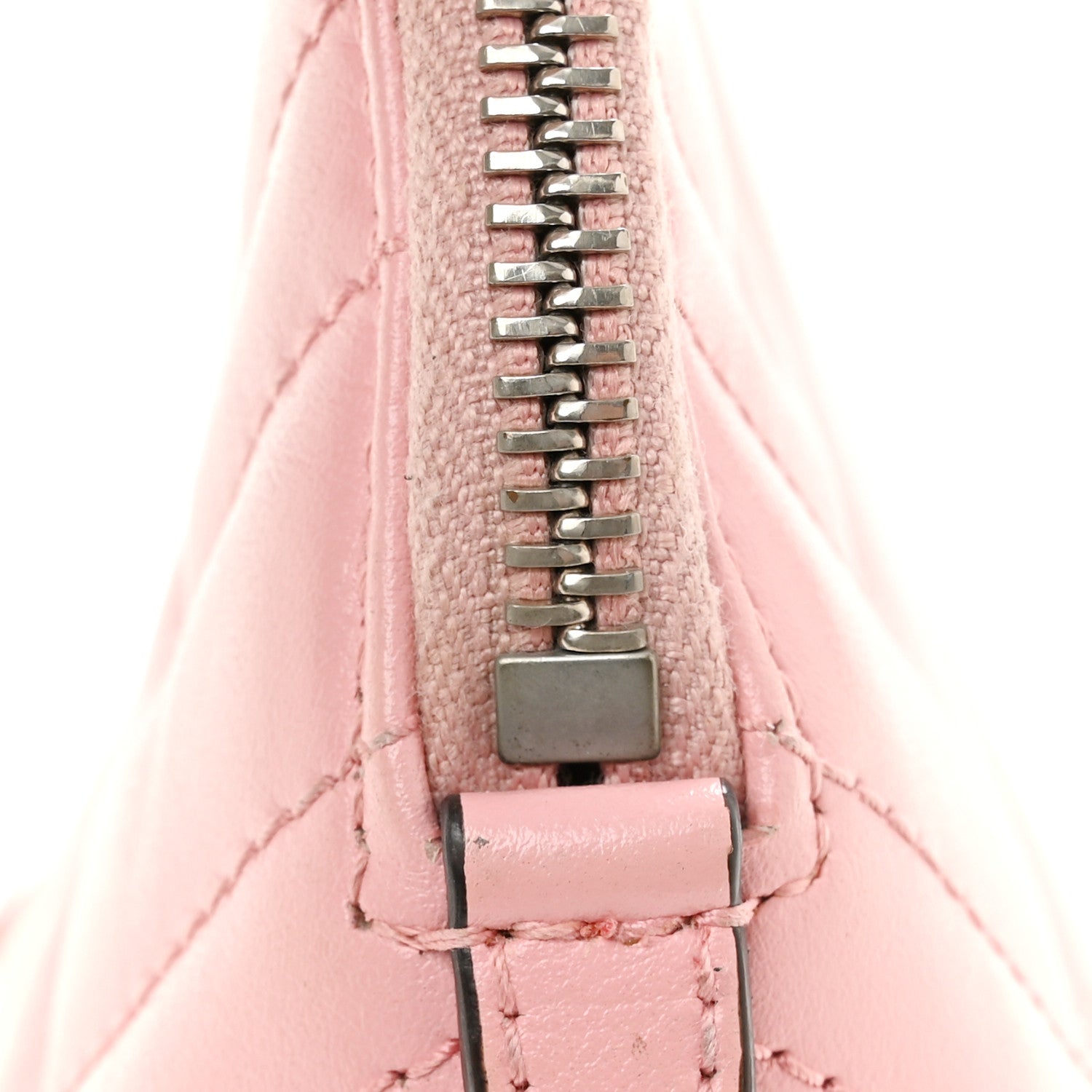 Gucci Calfskin Matelasse GG Marmont Pouch Cosmetic Case Wild Rose 9 of 11