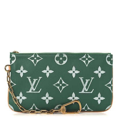 Louis Vuitton Calfskin Monogram Speedy P9 Bandouliere 50 Pochette Green 1 of 6
