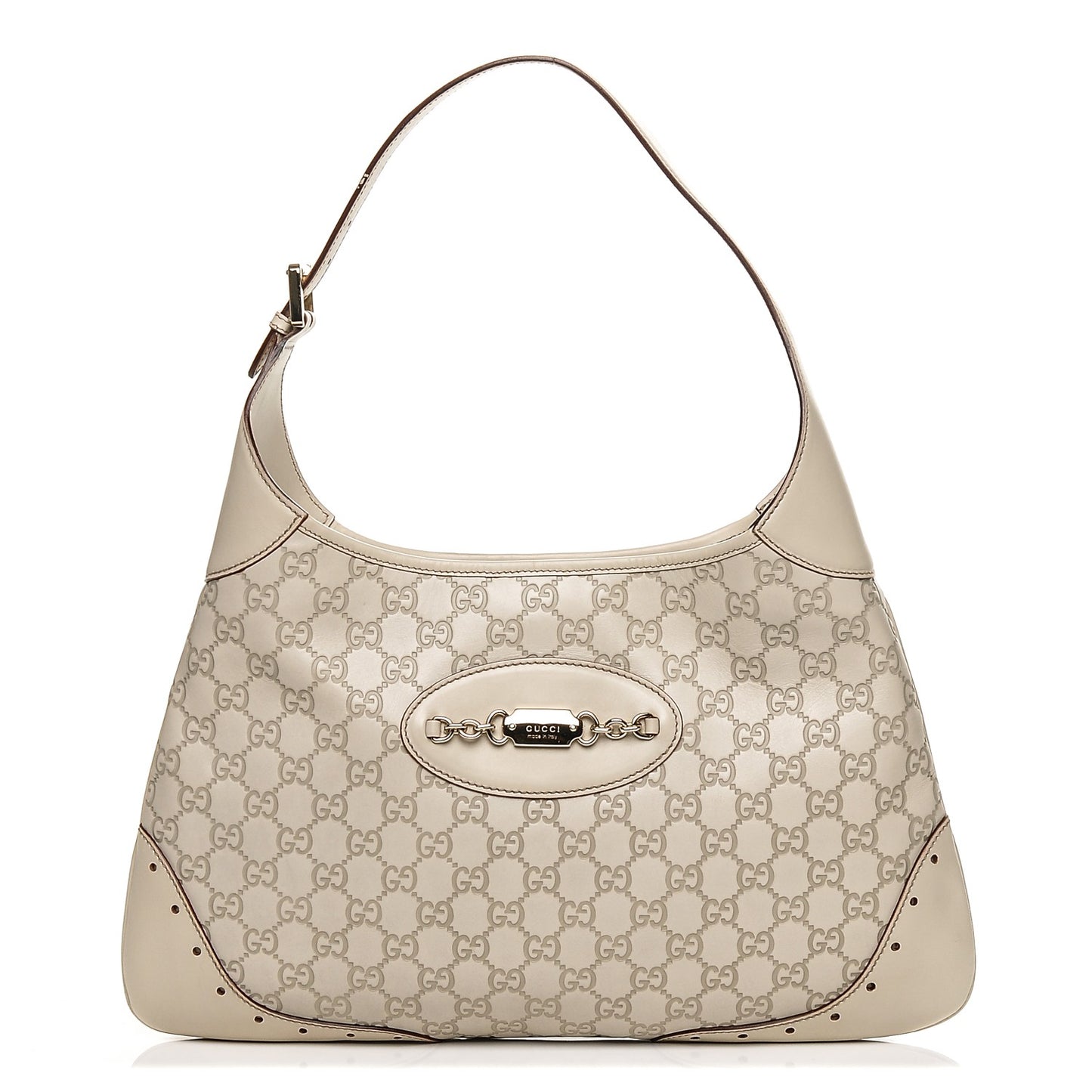 Guccissima Punch Hobo Off White