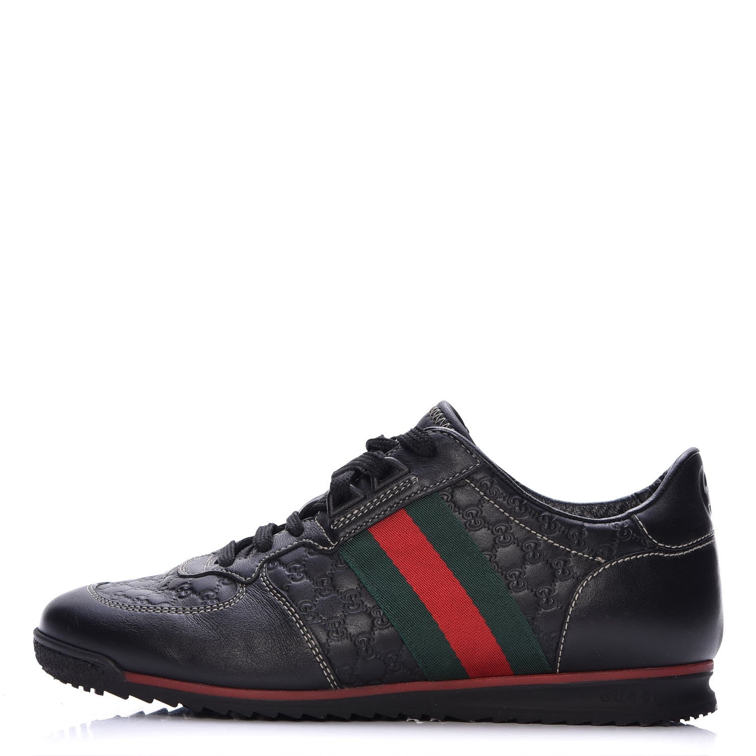 Gucci Microguccissima Web Sneakers 36 Black 1 of 9