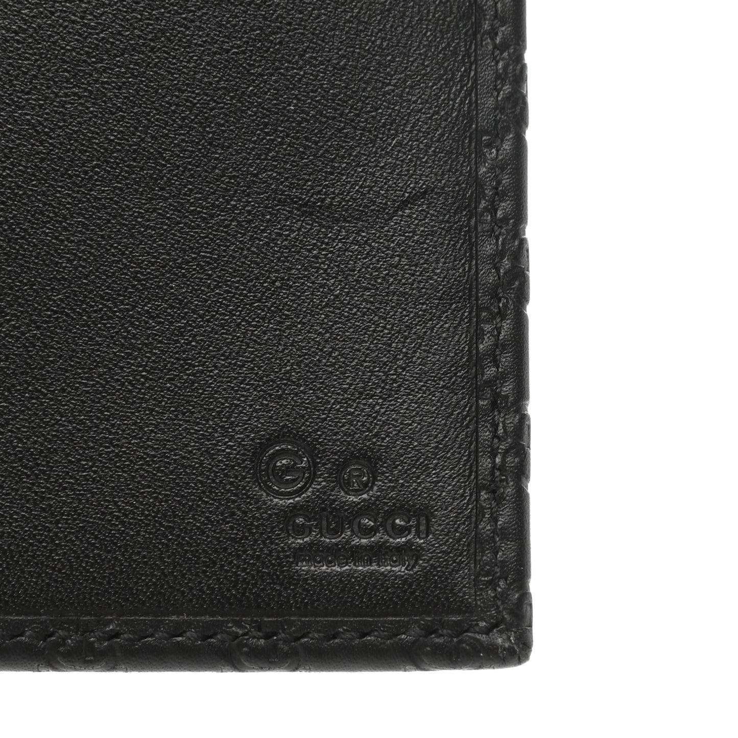 Soft Microguccissima Continental Wallet Black