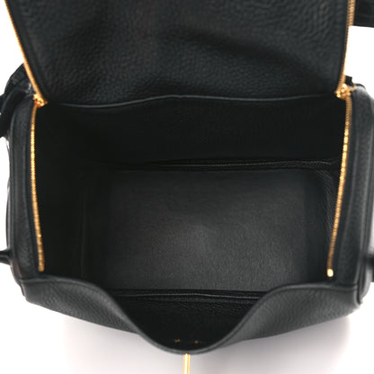 Hermes Taurillon Clemence Matte Niloticus Crocodile Touch Lindy 26 Black 5 of 11