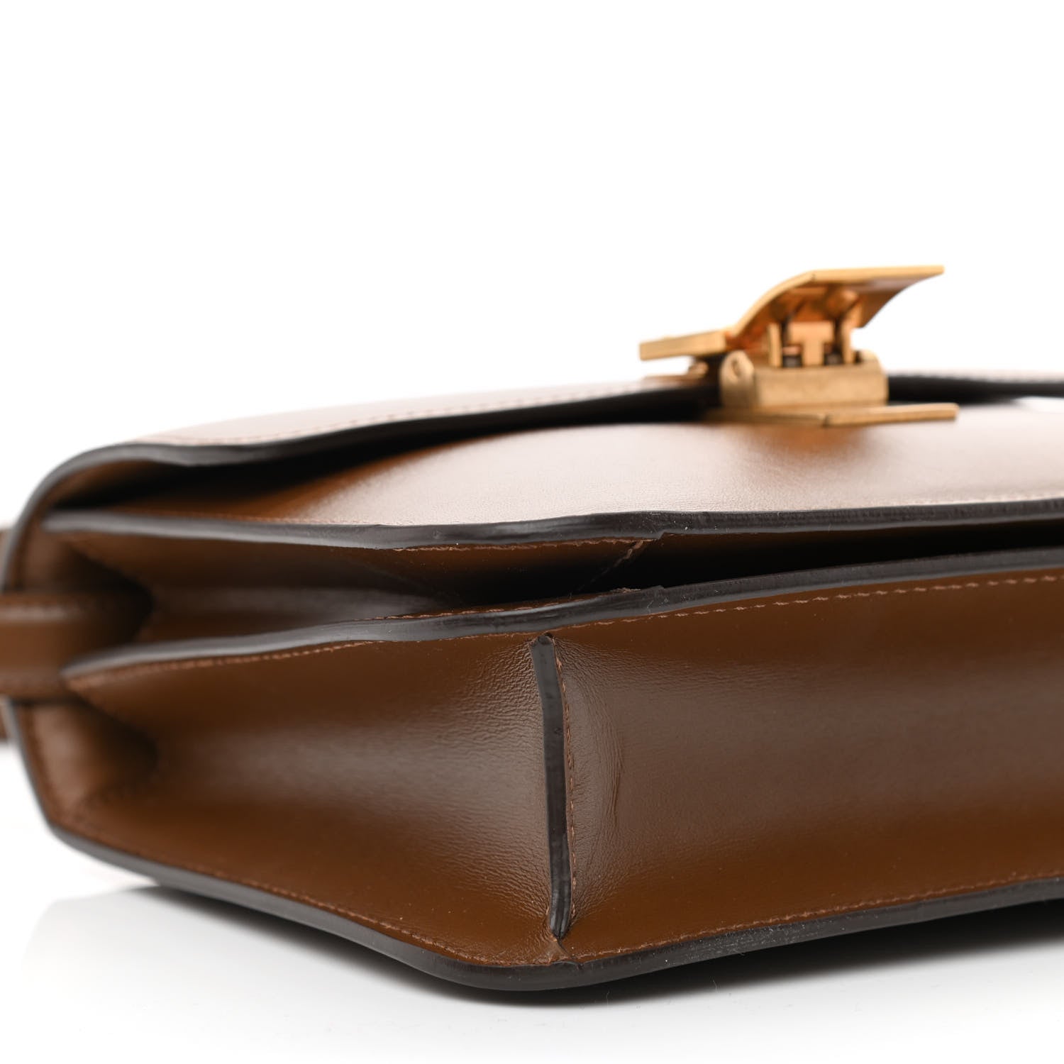 Celine Box Calfskin Small Classic Box Flap Bag Camel 9 of 10