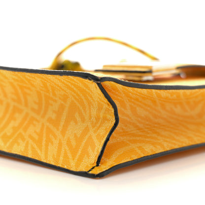Fendi X SARAH COLEMAN Glazed Fabric Micro FF Vertigo Phone Holder Cyber Mimosa 10 of 11