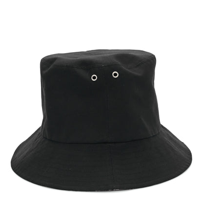 Christian Dior Polyester Cotton Oblique Teddy-D Brim Bucket Hat 57 Black 4 of 8