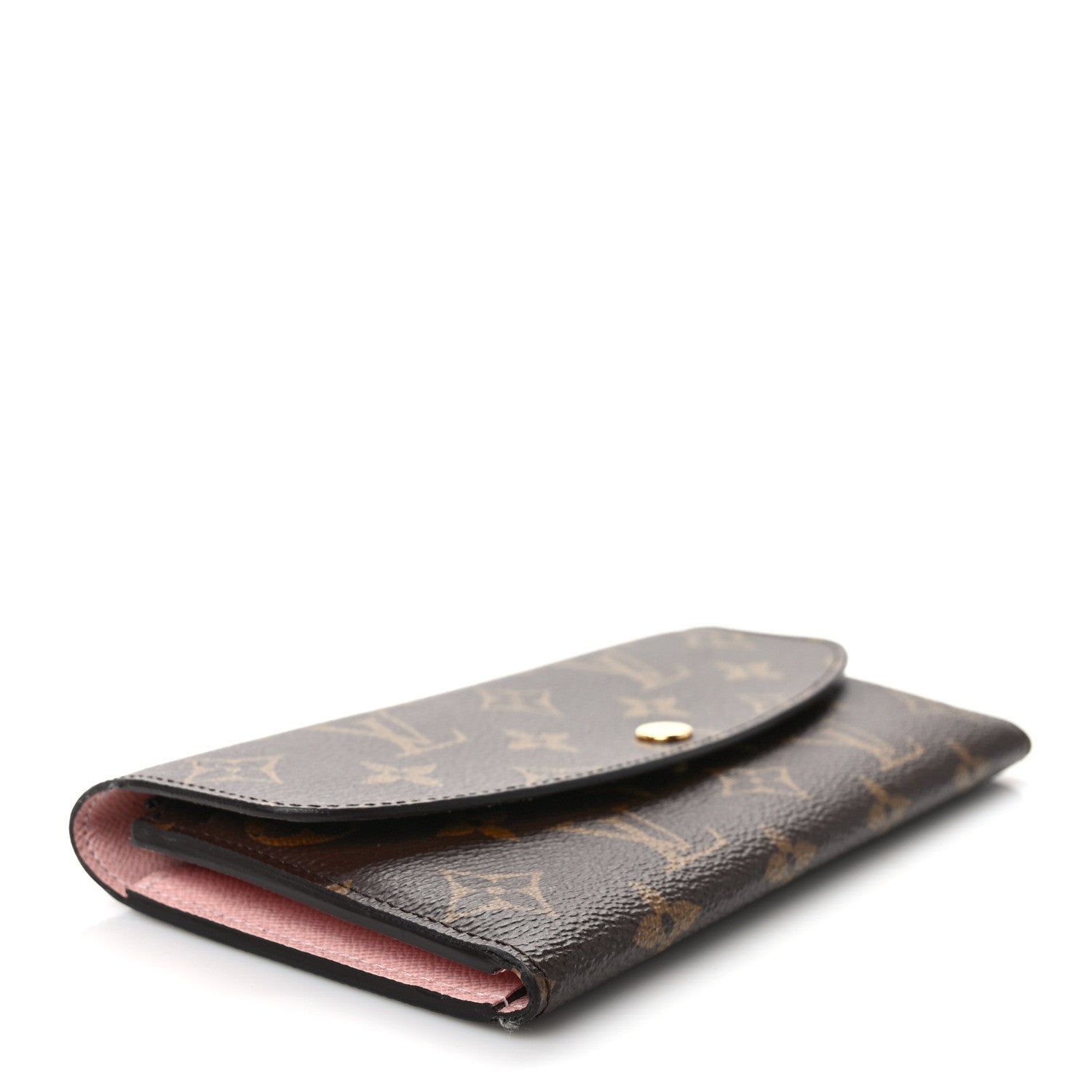 Louis Vuitton Monogram Emilie Wallet Rose Ballerine 3 of 9