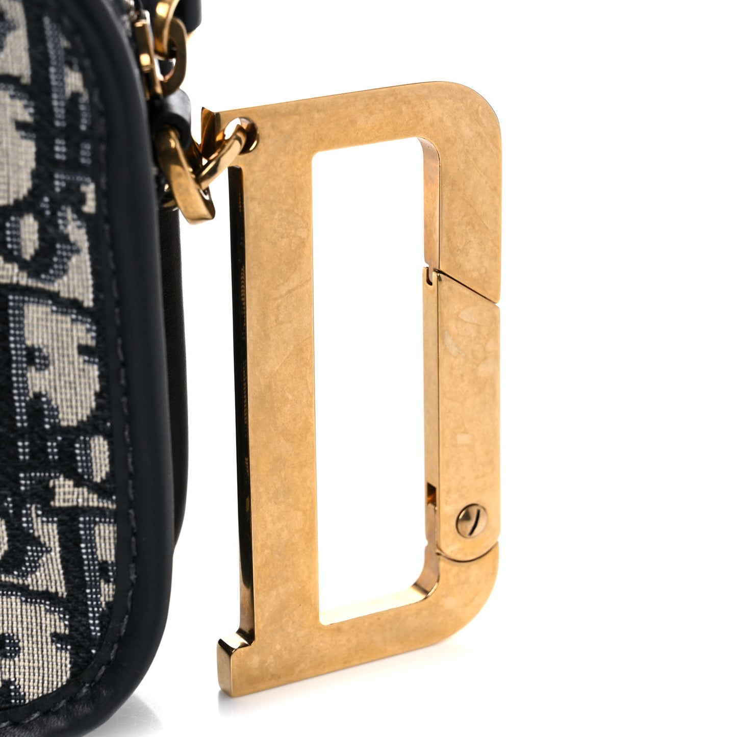 Oblique Diorquake Clutch Blue
