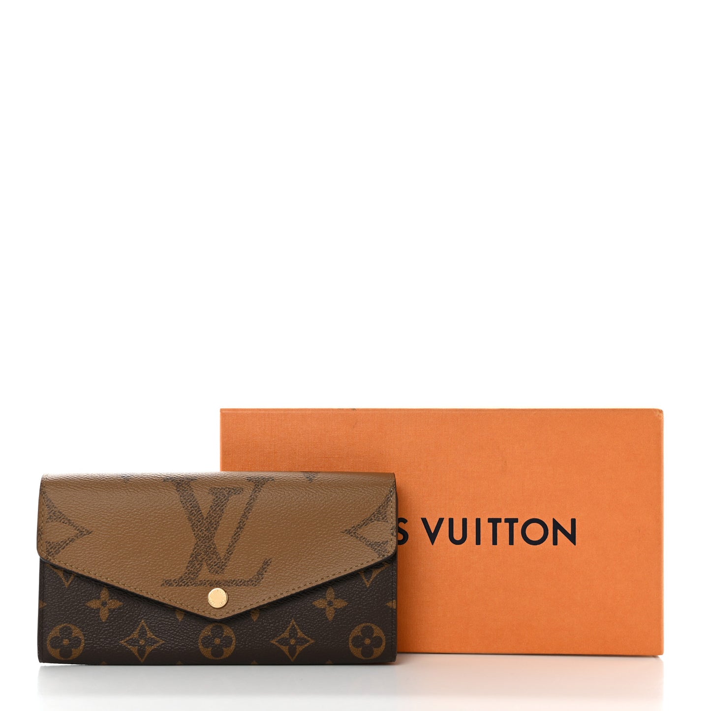 Reverse Monogram Giant Sarah Wallet