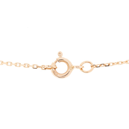 Louis Vuitton 18K Pink Gold Diamond Pink Mother of Pearl Color Blossom BB Star Pendant Necklace 5 of 6