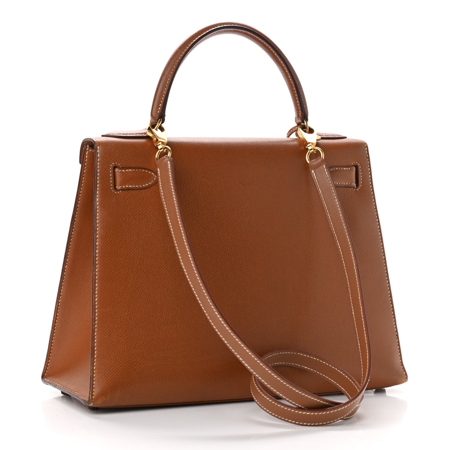 Hermes Courchevel Kelly Sellier 28 Gold 3 of 18