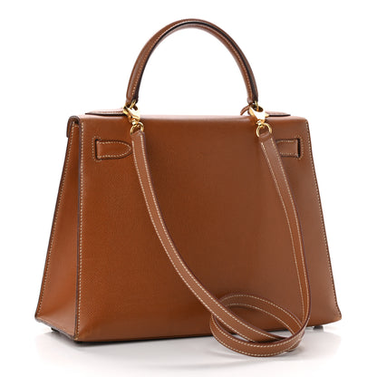 Hermes Courchevel Kelly Sellier 28 Gold 3 of 18