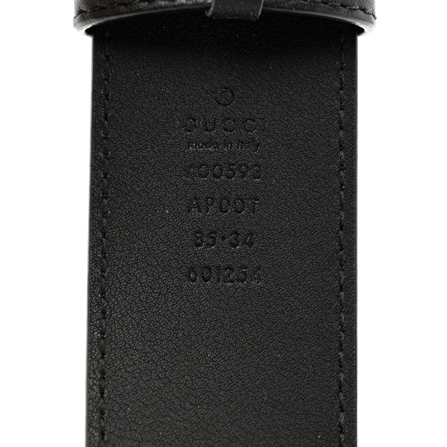 Calfskin Double G 40mm Belt 85 34 Black