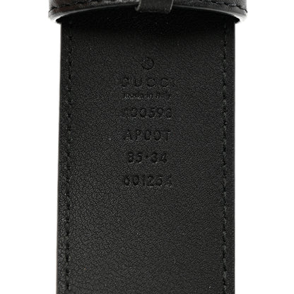 Gucci Calfskin Double G 40mm Belt 85 34 Black 3 of 5